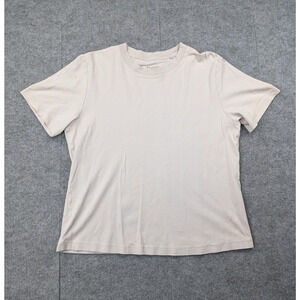 MM Lafleur Shirt Womens XL Pima Cotton Quiet Luxury Natural Fiber Capsule Basic